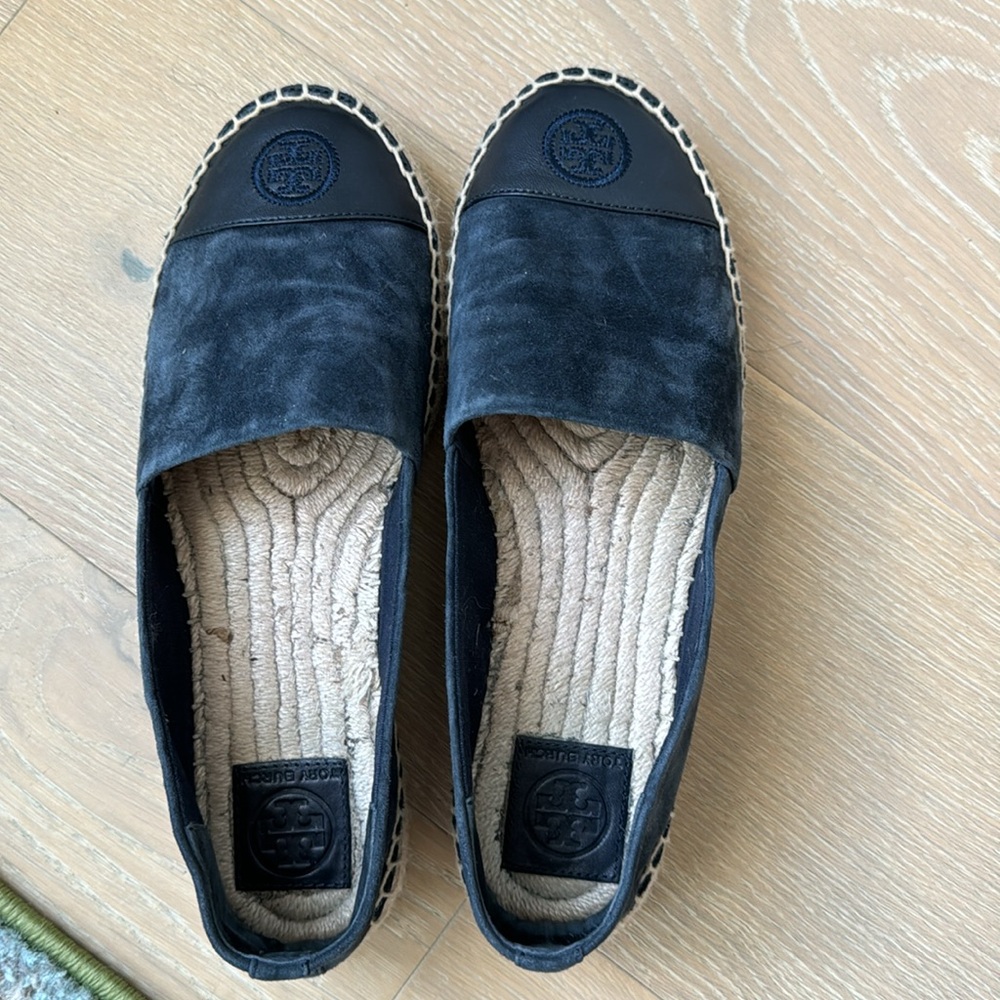 Tory Burch Navy Suede Espadrilles - image 5